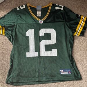 Reebok Green and Yellow NFL Jersey